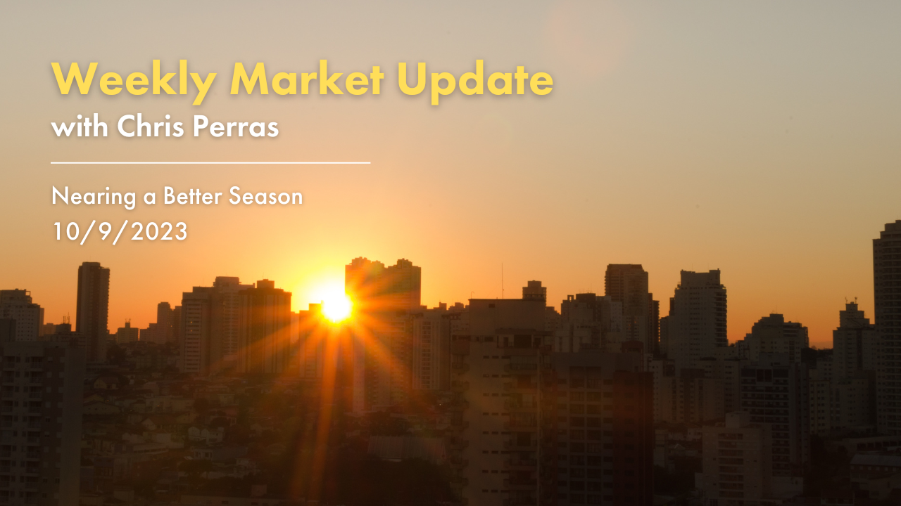 Weekly Market Update Graphic - Nearing a Better Season 10/9/2023
