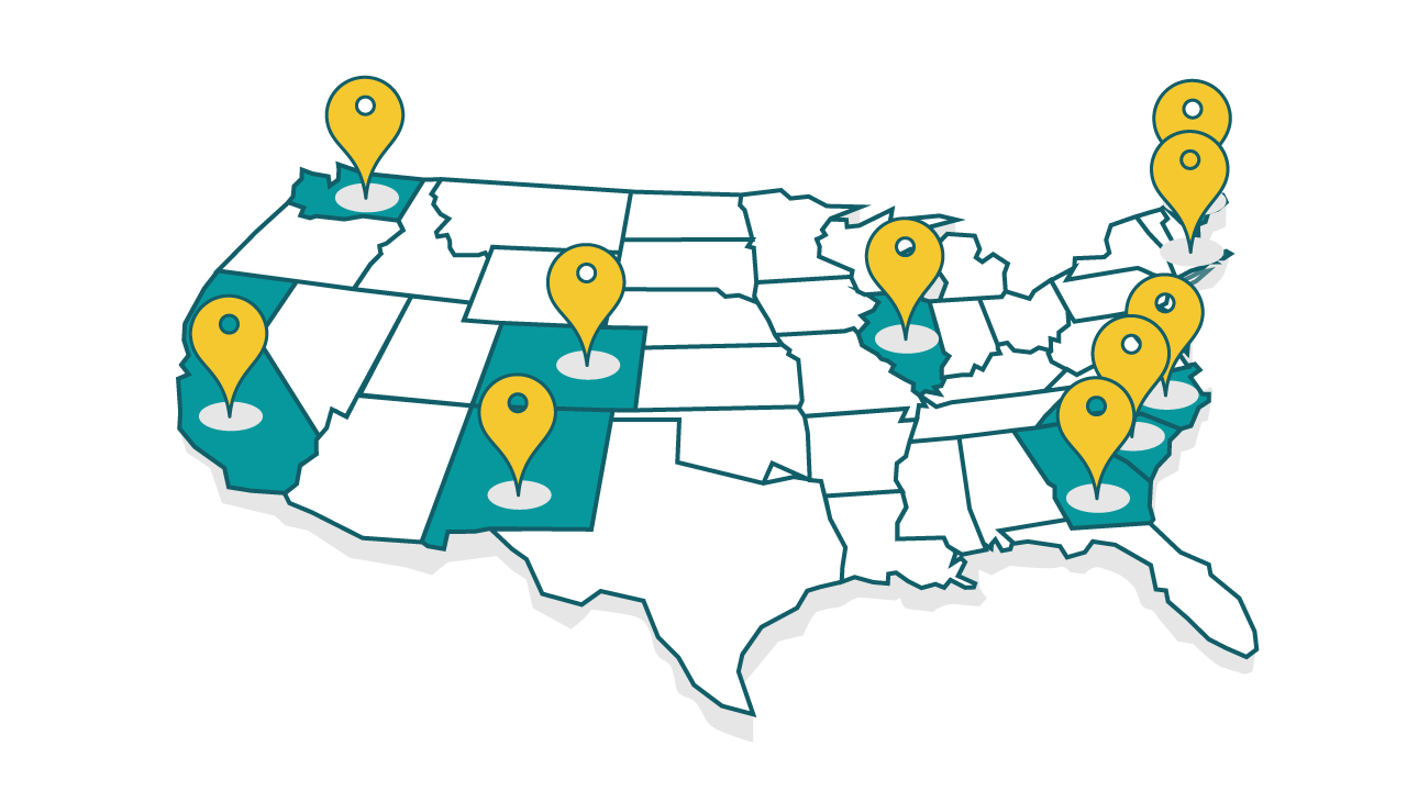 Map of United States