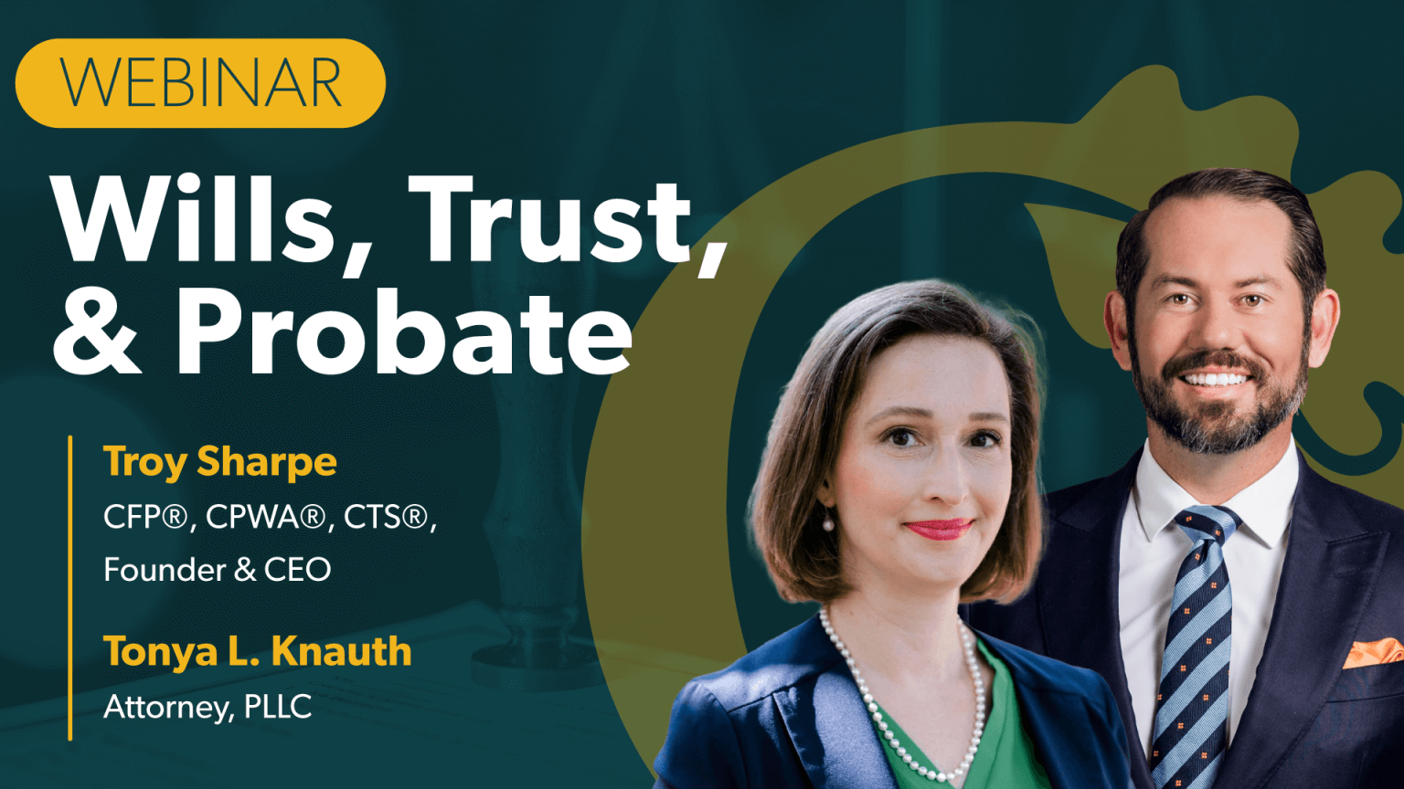 Wills, Trust, and Probate Webinar