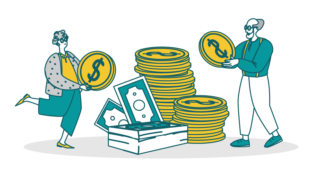 7-23-25 Blog - Design Graphics_Featured Image_1280x720 How to Invest Money After You're Newly Retired Blog Thumbnail