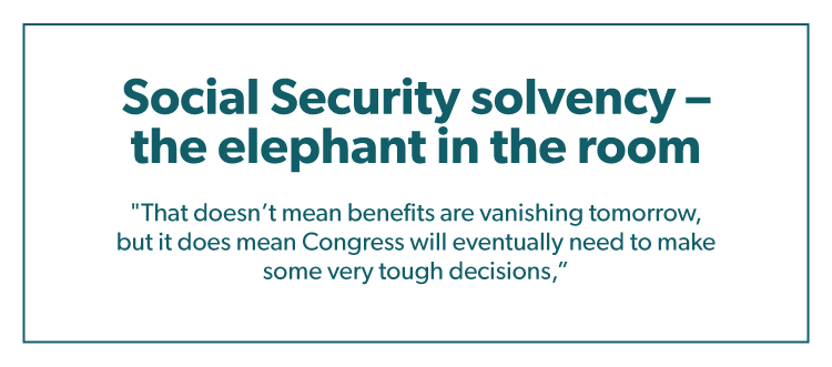 Social Security solvency - the elephant in the room