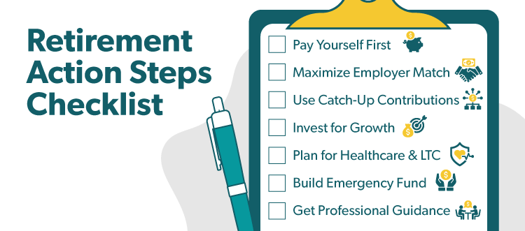 Retirement Action Steps Checklist for Women
