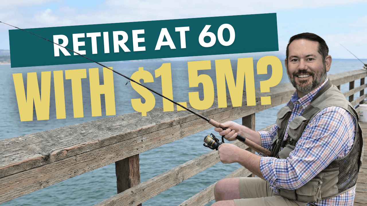 Retire at 60 with $1.5 M? An image of Troy fishing on a pier.
